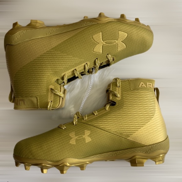 Under Armour Other - Under Armour men’s MC football cleats gold NWOT